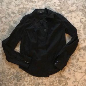 Kulson Italy black button down blouse